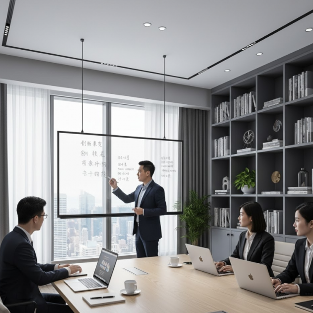 可書寫、易擦拭透明板